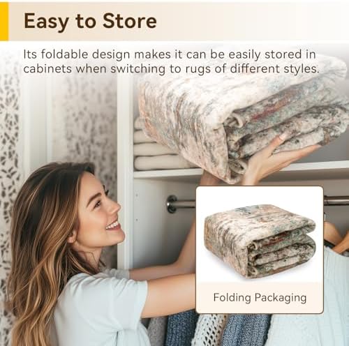 RELEANY Washable Runner 2'6"x10' Abstract Area Rug for Hallway Rustic Brown