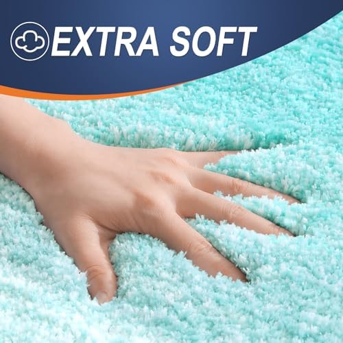 OLANLY Bathroom Runner Rug 59x20, Extra Soft Absorbent Microfiber Bath Rugs