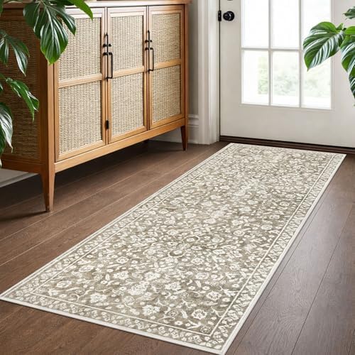 Vintage 2x5 Rug Washable Hallway Runner Non Slip Kitchen Runner