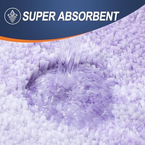 OLANLY Bathroom Runner Rug 59x24, Extra Soft Absorbent Microfiber Bath Rugs