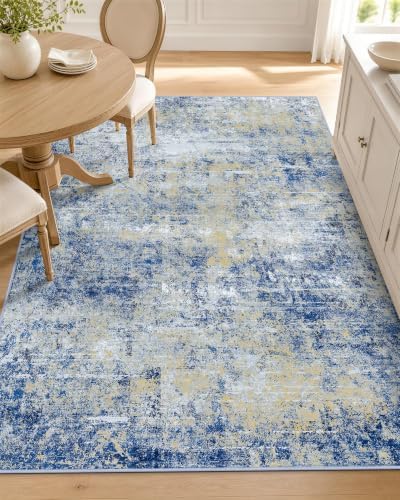 OLANLY 3x5 Washable Accent Rug, Soft Non Slip Carpet for Entryway Bedside