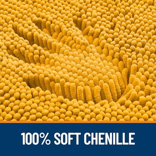 OLANLY Large Bathroom Rugs 50x30, Extra Soft Absorbent Chenille Bath Rugs