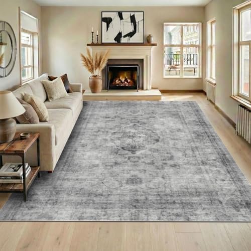 Homemate Washable Rug 8x10 Area Rugs - Vintage Rugs for Living Room
