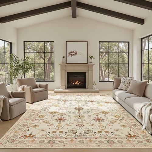Rugxara 8x10 Area Rugs for Bedroom & Living Room(Apricot)