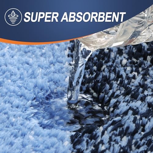 OLANLY Large Bathroom Rugs 50x30, Extra Soft Absorbent Microfiber Bath Rugs