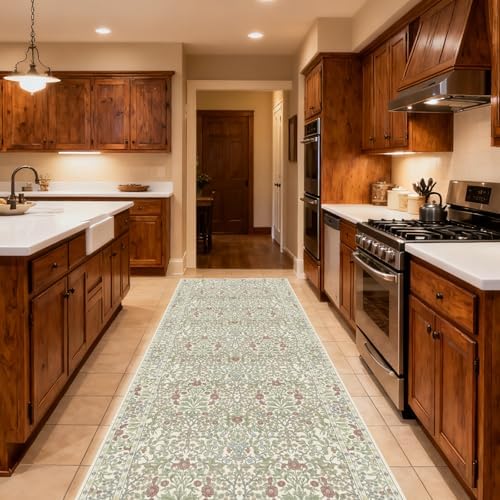 2'6" x 8' Runners Rug for Hallway Washable Soft Carpet (Light Green)