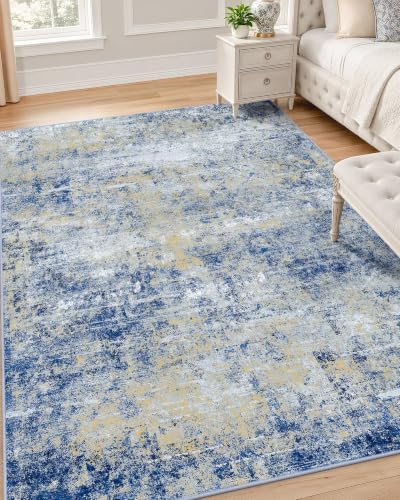 OLANLY 4x6 Washable Area Rug, Soft Non Slip Carpet for Bedroom Living Room