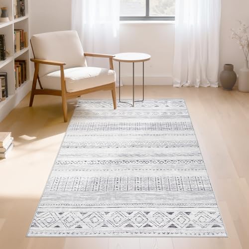 cotiled Washable 3x5 Entryway Rugs: Boho Moroccan Soft Small Rug