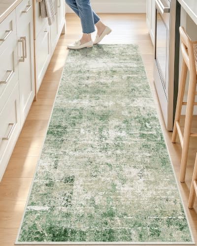 OLANLY 2x6 Washable Runner Rug, Soft Non Slip Carpet for Hallway Kitchen