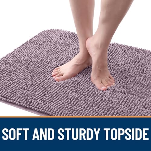 OLANLY Dog Door Mat for Muddy Paws 59x20, Super Absorbent Chenille Mud Mat