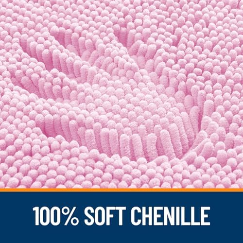 OLANLY Large Bathroom Rugs 40x32, Extra Soft Absorbent Chenille Bath Rugs