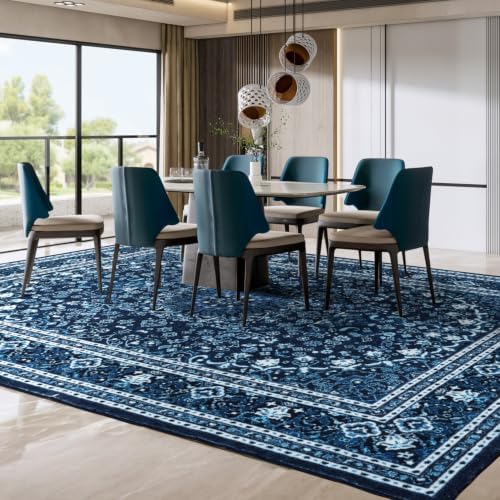 Lessymo Area Rugs 9x12 Living Room, Machine Washable Large Rug for Bedroom