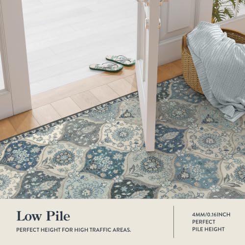 Lahome Moroccan Front Door Mat Indoor Entrance, 2x3 Rugs for Entryway Bathroom