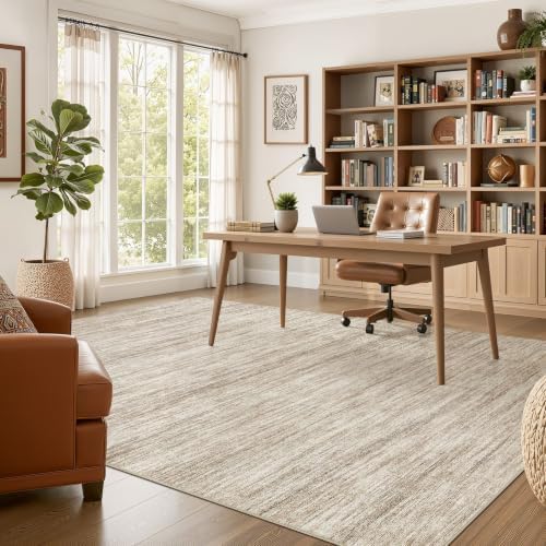 Nakagishi Boho 6x9 Area Rug Living Room Rugs Machine Washable Dark Brown