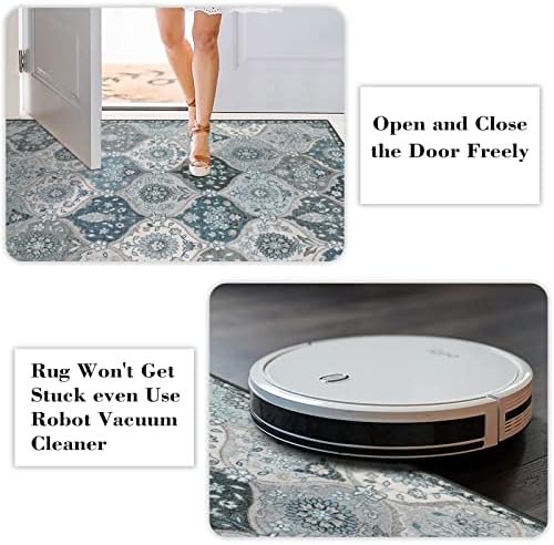 Lahome Moroccan Machine Washable Area Rugs, 4x6 Rug for Living Room Bedroom
