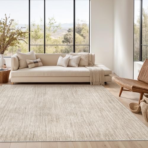 Valenrug 4x6 Area Rug for Entryway, Non Slip Washable Bedroom Rug, Brown