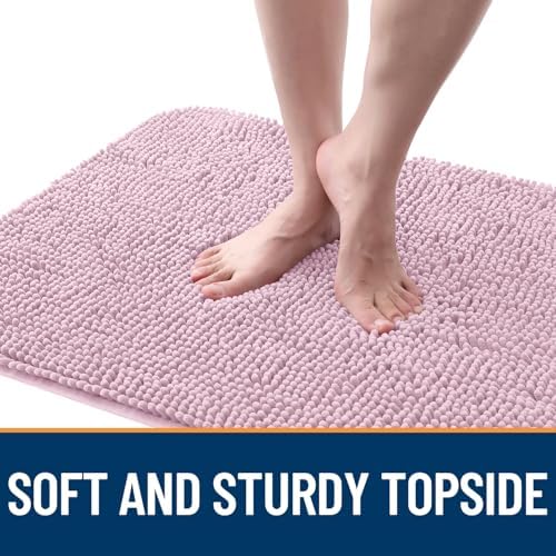OLANLY Dog Door Mat for Muddy Paws 45x27, Super Absorbent Chenille Mud Mat