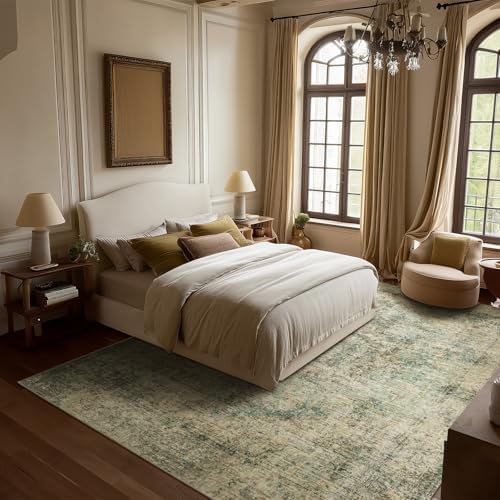 Machine Washable Rugs for Living Room: 10x14 Area Rugs for Bedroom