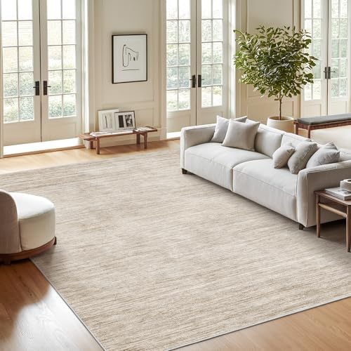 Valenrug 4x6 Area Rug for Entryway, Non Slip Washable Bedroom Rug, Brown