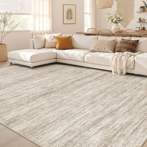 Nakagishi Boho 6x9 Area Rug Living Room Rugs Machine Washable Dark Brown