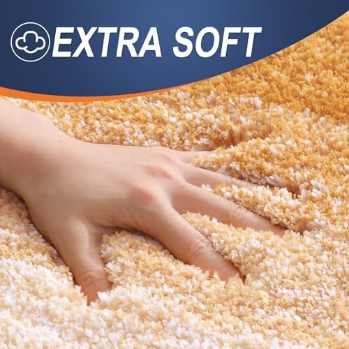 OLANLY Bathroom Runner Rug 47x17, Extra Soft Absorbent Microfiber Bath Rugs