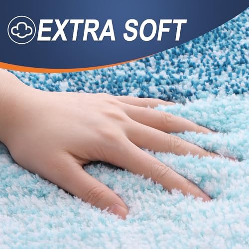 OLANLY Bathroom Runner Rug 70x24, Extra Soft Absorbent Microfiber Bath Rugs