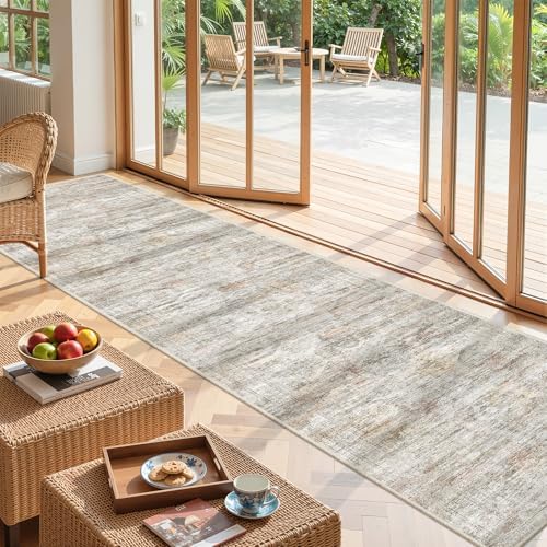 2x12 Runner Rug Non Slip,Washable Hallway Runner Rug,Green