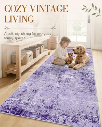 OLANLY 2x3 Washable Small Rug Non Slip Indoor Door Mat for Entryway Bedside