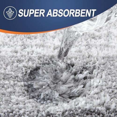 OLANLY Bathroom Runner Rug 40x24, Extra Soft Absorbent Microfiber Bath Rugs