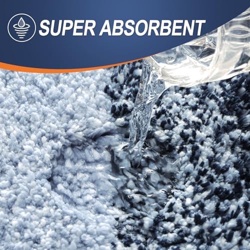 OLANLY Bathroom Rugs Mat 34x21, Extra Soft Absorbent Microfiber Bath Rugs
