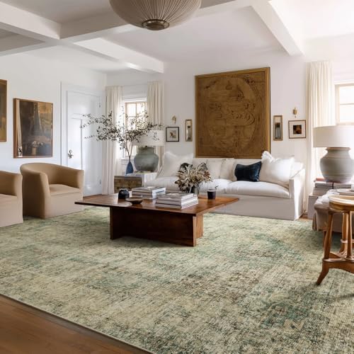 Machine Washable Rugs for Living Room: 10x14 Area Rugs for Bedroom