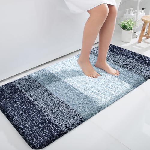 OLANLY Bathroom Runner Rug 44x24, Extra Soft Absorbent Microfiber Bath Rugs
