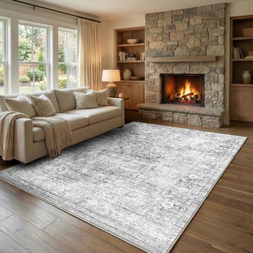 Homemate Washable Rug 5x7 Area Rugs - Vintage Rugs for Living Room