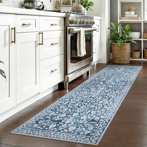 Washable Vintage 2x7 Runner Rug Non Slip Runners for Hallway