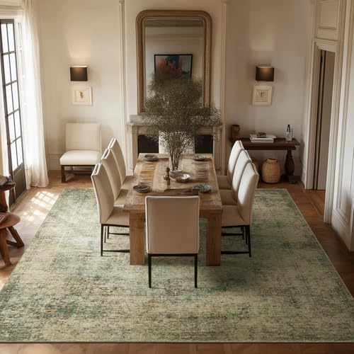 Machine Washable Rugs for Living Room: 10x14 Area Rugs for Bedroom
