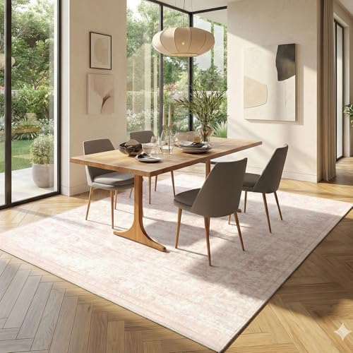 Homemate Washable Rug 5x7 Area Rugs - Vintage Rugs for Living Room