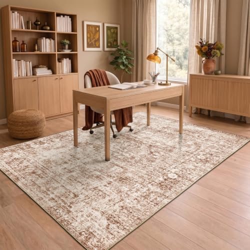 Homemate Washable Rug 5x7 Area Rugs - Vintage Rugs for Living Room