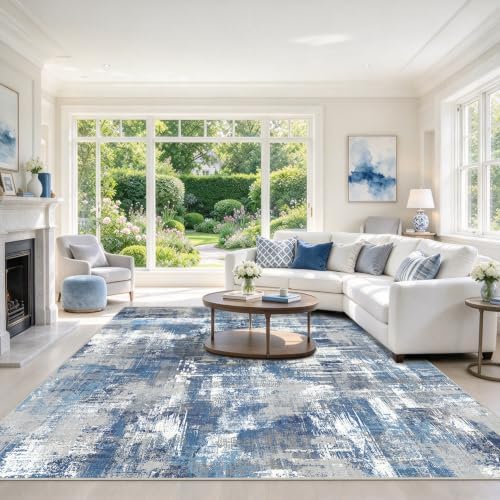 Washable Rugs 8x10 Area Rugs for Living Room,Bedroom,Dining Room Carpets