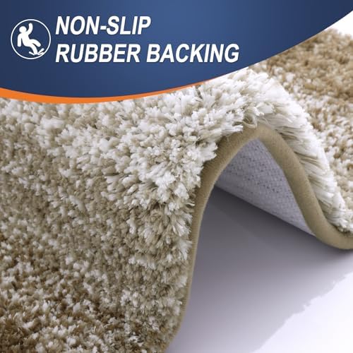 OLANLY Bathroom Rugs Mat 34x21, Extra Soft Absorbent Microfiber Bath Rugs