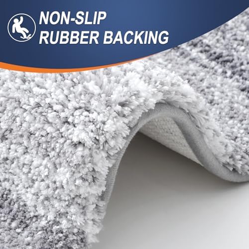 OLANLY Bathroom Runner Rug 40x24, Extra Soft Absorbent Microfiber Bath Rugs