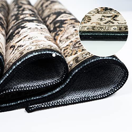 Washable Runner Rug 2x7: Hallway Runner Rug Non Slip Runner Rugs Durable