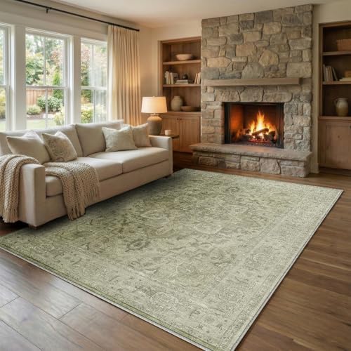 Homemate Washable Rug 6x9 Area Rugs - Vintage Rugs for Living Room