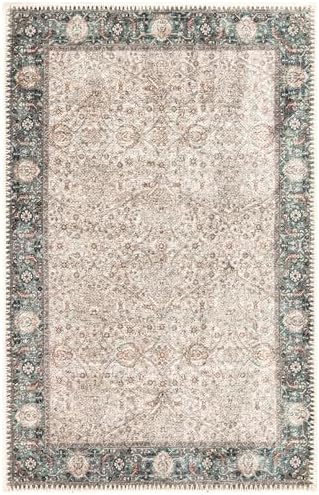 Keen Home Design Vintage Washable Entryway Rug, Non-Slip Low Pile, 2x3