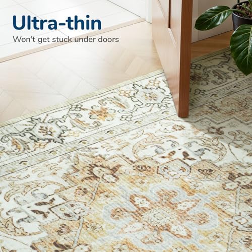 Lessymo 8 x 10 Area Rugs for Living Room, Washable Bedroom Large Rug, Beige