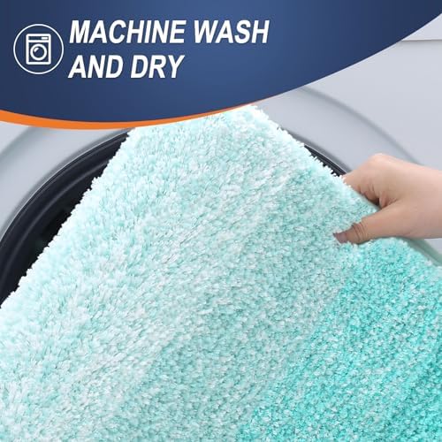 OLANLY Bathroom Runner Rug 59x20, Extra Soft Absorbent Microfiber Bath Rugs