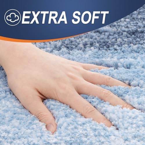OLANLY Bathroom Rugs Mat 30x20, Extra Soft Absorbent Microfiber Bath Rugs