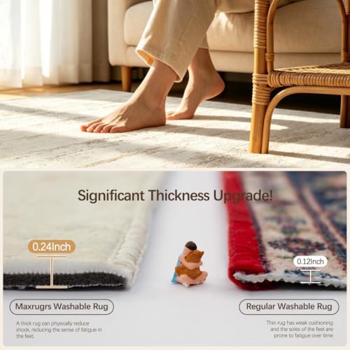 Washable Rugs 10x14 Area Rugs for Living Room,Bedroom,Dining Room Carpets