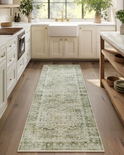 Hallway Runner Rug Non Slip: 2'6"x8' Washable Kitchen Rugs Carpet Runner