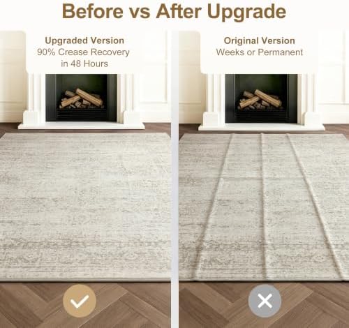 Washable Rugs 5x7 Area Rugs for Living Room,Bedroom,Dining Room Carpet