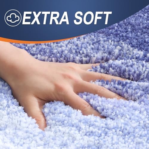 OLANLY Bathroom Runner Rug 47x20, Extra Soft Absorbent Microfiber Bath Rugs